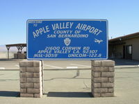 Apple Valley Airport (APV) - Airport Sign - by COOL LAST SAMURAI