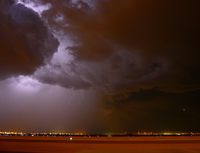 Denver International Airport (DEN) - Storm just west of DIA. - by Francisco Undiks