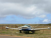 Lanai Airport (LNY) - A V-TAIL BEECH SITTING ON LNY TRANSIENT PARKING FOR A LONG LONG TIME - by COOL LAST SAMURAI