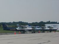 West Bend Municipal Airport (ETB) - Trainer flight line at West Bend, WI - by Bob Simmermon
