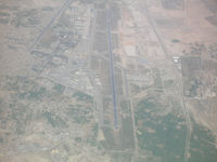Kabul International Airport - Kabul, Afghanistan International Airport, looking down runway 29 - by John J. Boling
