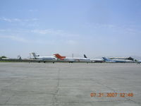 Kabul International Airport - Old 727s and 737-200s don't die - they move to Kabul - by John J. Boling