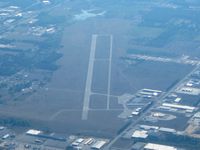 Wexford County Airport (CAD) - View from 5500' down RWY 25 - by Bob Simmermon