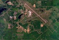 Houghton County Memorial Airport (CMX) - Vertical aerial of cmx airport - - by skypixs aerials