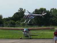 Fairfield County Airport (LHQ) - Helicopter rides (N9166F) at Wings of Victory Airshow - Lancaster, OH - by Bob Simmermon