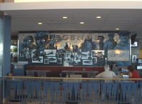 Ted Stevens Anchorage International Airport (ANC) - Honoring Alaska's Bush Pilot Legends-in South Terminal C Concourse - by Doug Robertson