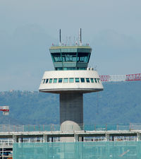 Barcelona International Airport, Barcelona Spain (LEBL) - ATC Tower, inaugurated in 1996 and operative until July of this year. - by Jorge Molina