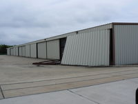 Grand Prairie Municipal Airport (GPM) - Wind Damage to Hangers - by Zane Adams