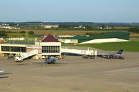 The Eastern Iowa Airport (CID) - Terminal as seen from the control tower - by Glenn E. Chatfield
