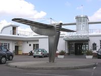 Sywell Aerodrome Airport, Northampton, England United Kingdom (EGBK) - Entrance to Airport Hotel at Sywell - by Simon Palmer