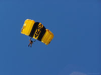 Laurinburg-maxton Airport (MEB) - The Army Golden Knights were out jumping on this day from a ceiling of 12500'  The guys and gals had there stuff together. - by J.B. Barbour