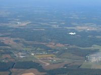 Alexander Salamon Airport (AMT) - From 4500' with N24TS in sight. - by Bob Simmermon