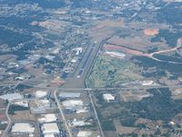 Moore-murrell Airport (MOR) - Looking E from 8000' - by Bob Simmermon