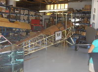 Santa Paula Airport (SZP) - DeHavilland Gipsy Moth and Tiger Moth parts in David Watson Museum Hangar - by Doug Robertson