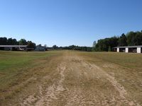 Darr Field Airport (NC03) - looking down runway 31 - by Tom Cooke