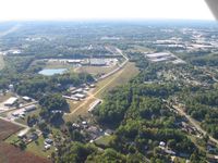 Darr Field Airport (NC03) - looking west - by Tom Cooke