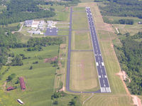 Wilkes County Airport (UKF) - Aerial view of UKF looking from south - by planefunpilot