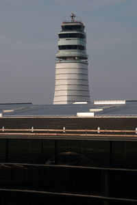 Vienna International Airport, Vienna Austria (VIE) - Tower looking vover the skylink terminal - by Yakfreak - VAP