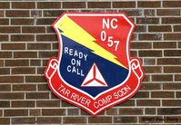 Rocky Mount-wilson Regional Airport (RWI) - The Squadron Badge - by Paul Perry