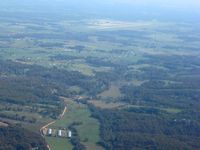Northwest Arkansas Regional Airport (XNA) - Looking SE from 3500' and about 15nm - by Bob Simmermon