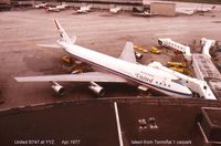 Toronto Pearson International Airport (Toronto/Lester B. Pearson International Airport, Pearson Airport), Toronto, Ontario Canada (YYZ) - United used a B747 in Apr.77 for the school spring break - by metricbolt