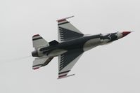 RAF Fairford Airport, Fairford, England United Kingdom (FFD) - Thunderbirds display at Royal International Air Tattoo 2007 - by Steve Staunton