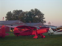 Antique Airfield Airport (IA27) - Dawn at Antique Airfield during the 2007 National AAA/APM Fly-in - by William Weyers