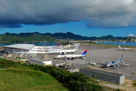 Princess Juliana International Airport, Philipsburg, Sint Maarten Netherlands Antilles (SXM) - A quiet saturday afternoon - by Robert J Cijntje