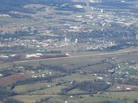 Farmington Regional Airport (FAM) - Looking north from 4500' - by Bob Simmermon