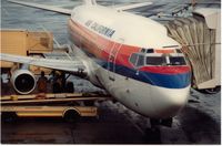 San Francisco International Airport (SFO) - Air California B737 in basic UAL livery,1980s - by metricbolt