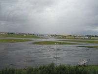 Reykjavík Airport, Reykjavík Iceland (BIRK) - Main Terminal at Reykjavik, Iceland from GA ramp - by John J. Boling