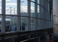 Ted Stevens Anchorage International Airport (ANC) - South Terminal pillar and concourse - by Doug Robertson