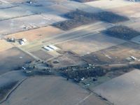 Packer Airport (5E9) - Winter look from 3500' - by Bob Simmermon