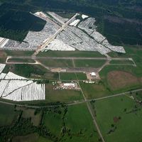 Hope Municipal Airport (M18) - Aerial Photo - by Arkansas Department of Aeronautics