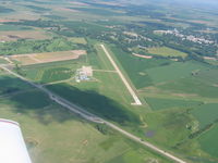 Hebron Municipal Airport (HJH) - From the Southeast - by Marlowe D Huber
