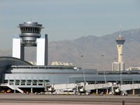 Mc Carran International Airport (LAS) - 2 Towers - by Brad Campbell