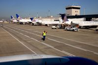 Hartsfield - Jackson Atlanta International Airport (ATL) - Onboard AirTran FLT58 from Los Angeles Int'l (KLAX), arriving at Gate D6. - by Dean Heald