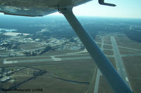 Pitt-greenville Airport (PGV) - Wing shot from a 172RG - by J.B. Barbour