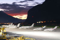 Innsbruck Airport, Innsbruck Austria (LOWI) - GAC of INN/LOWI at sunset - by Thomas Ramgraber-VAP