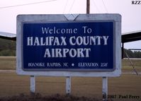 Halifax County Airport (RZZ) - Can't miss the sign, its at the end of the road - by Paul Perry