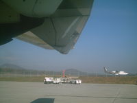 Asheville Regional Airport (AVL) - Picture from the cabin of an ATR-72 - by Ian Phillips