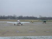 Michigan City Muni-phillips Field Airport (MGC) - Michigan City Tarmac - I hope to go back when the weather is a bit warmer... - by IndyPilot63