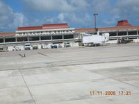 Saipan International Airport (Francisco C. Ada) - Main Terminal at Saipan - by John J. Boling