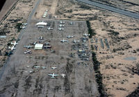 Gila River Memorial Airport (34AZ) - view from Luscombe Silvaire - by J.G. Handelman