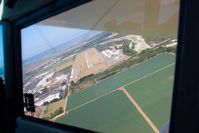 Lompoc Airport (LPC) - Turning right base to final runway 25 Lompoc - by Mike Madrid