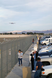 Mc Carran International Airport (LAS) - Sunset Viewing Area - by Brad Campbell