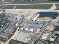 Wilmington Air Park Airport (ILN) - DHL Cargo ramp - by Bob Simmermon