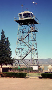 Kingman Airport (IGM) - Historic WWII Control Tower at Kingman AZ - by J.G. Handelman