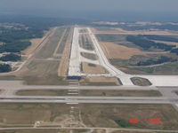 Cincinnati/northern Kentucky International Airport (CVG) - Approach end of new 36L prior to opening - by Charlie Pyles