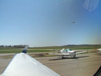 Airlake Airport (LVN) - View of Airlake from inside King Air 351DD. - by Mitch Sando